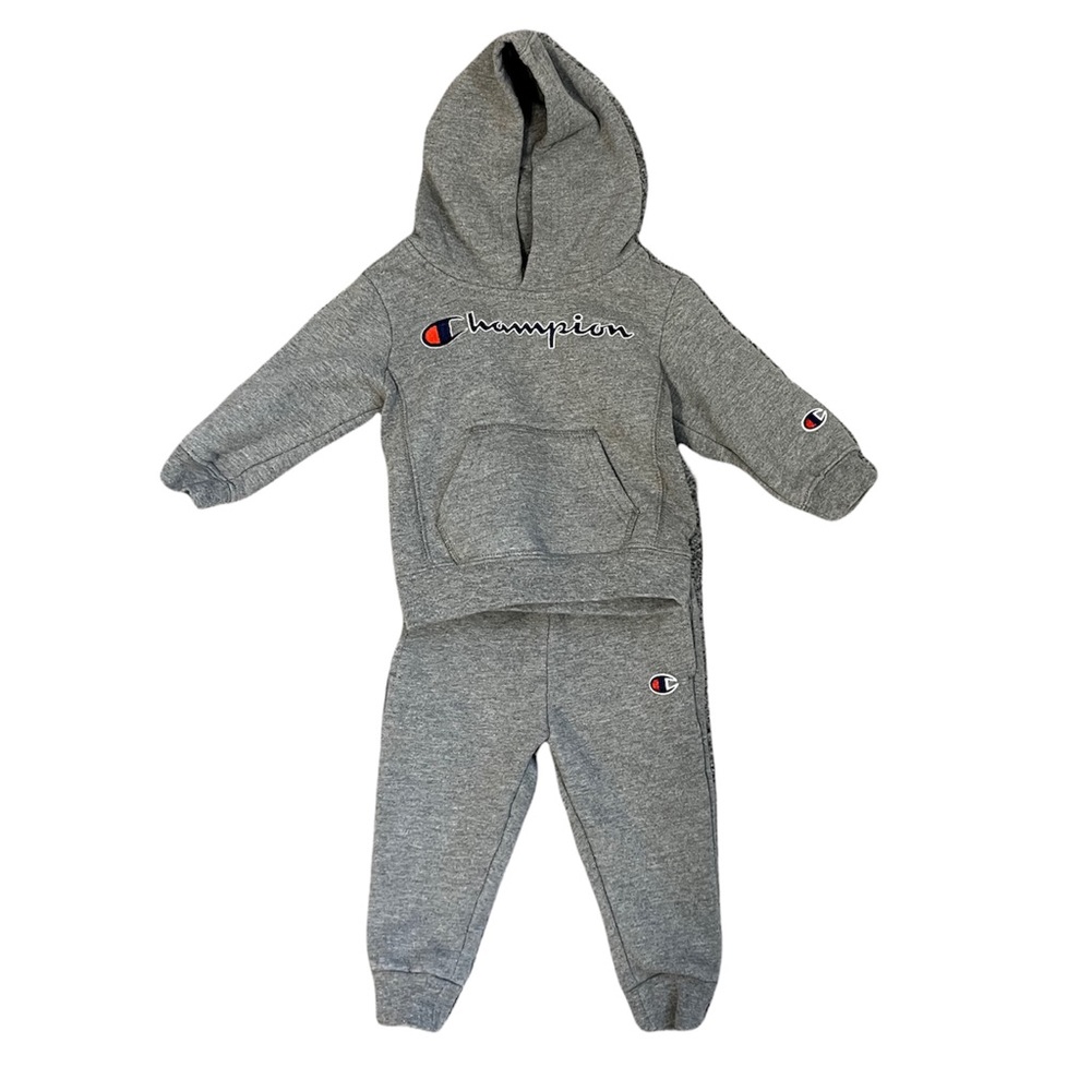 Gray champion sweatsuit size 12 months